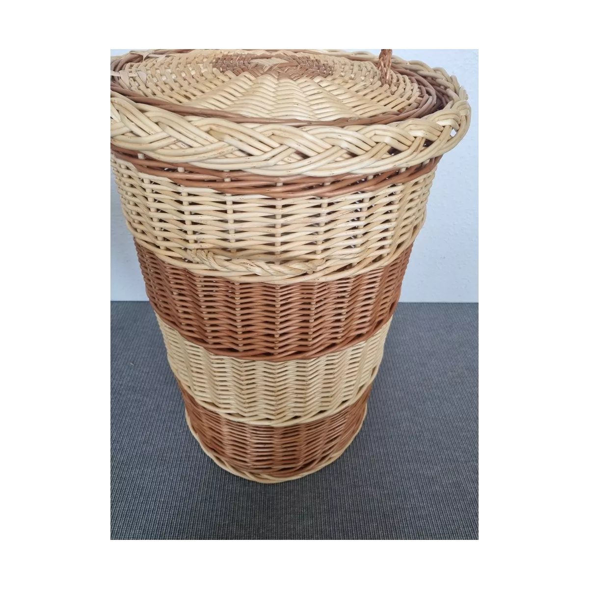 Panière à Linge Bicolore GM