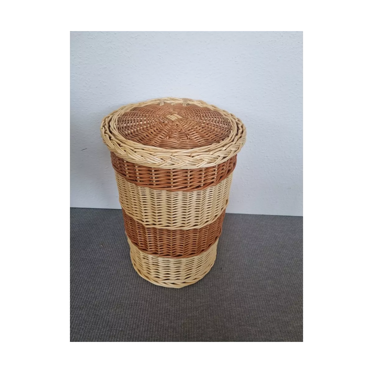 Panière à Linge Bicolore PM