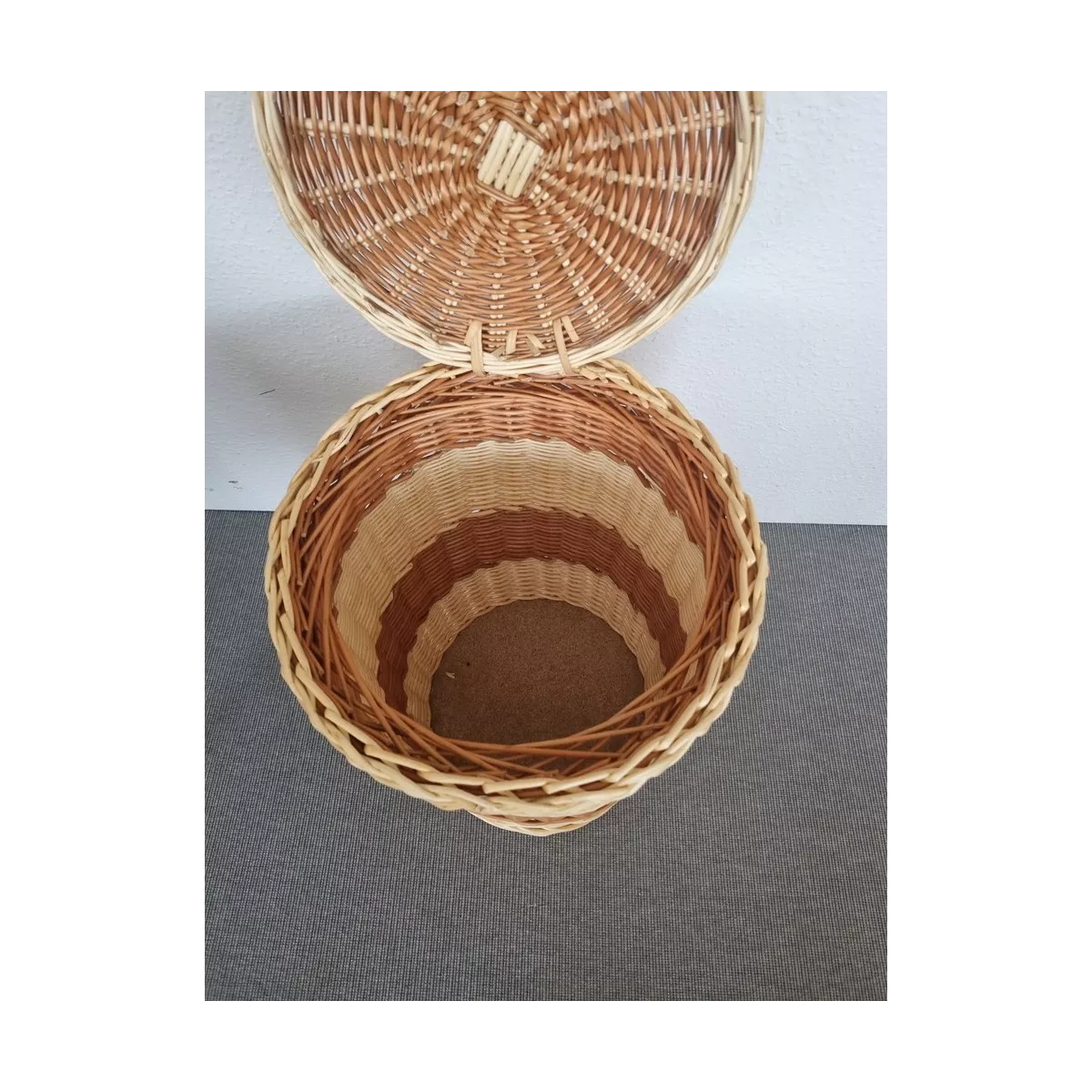 Panière à Linge Bicolore PM