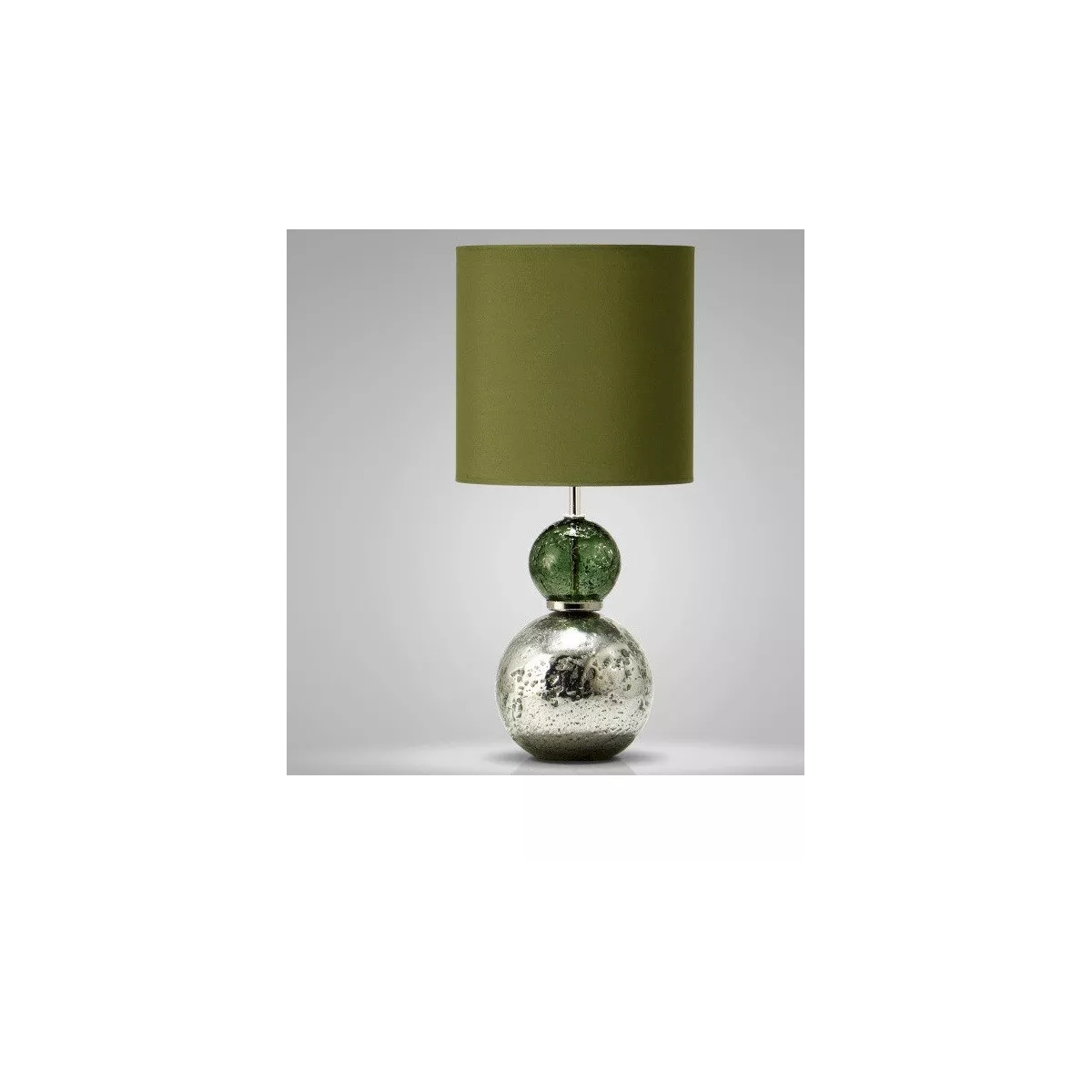 Lampe Galet verre Soufflé Vert H55