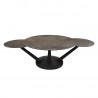 Table basse evolutive Chicago 3 plateaux Ceramique 