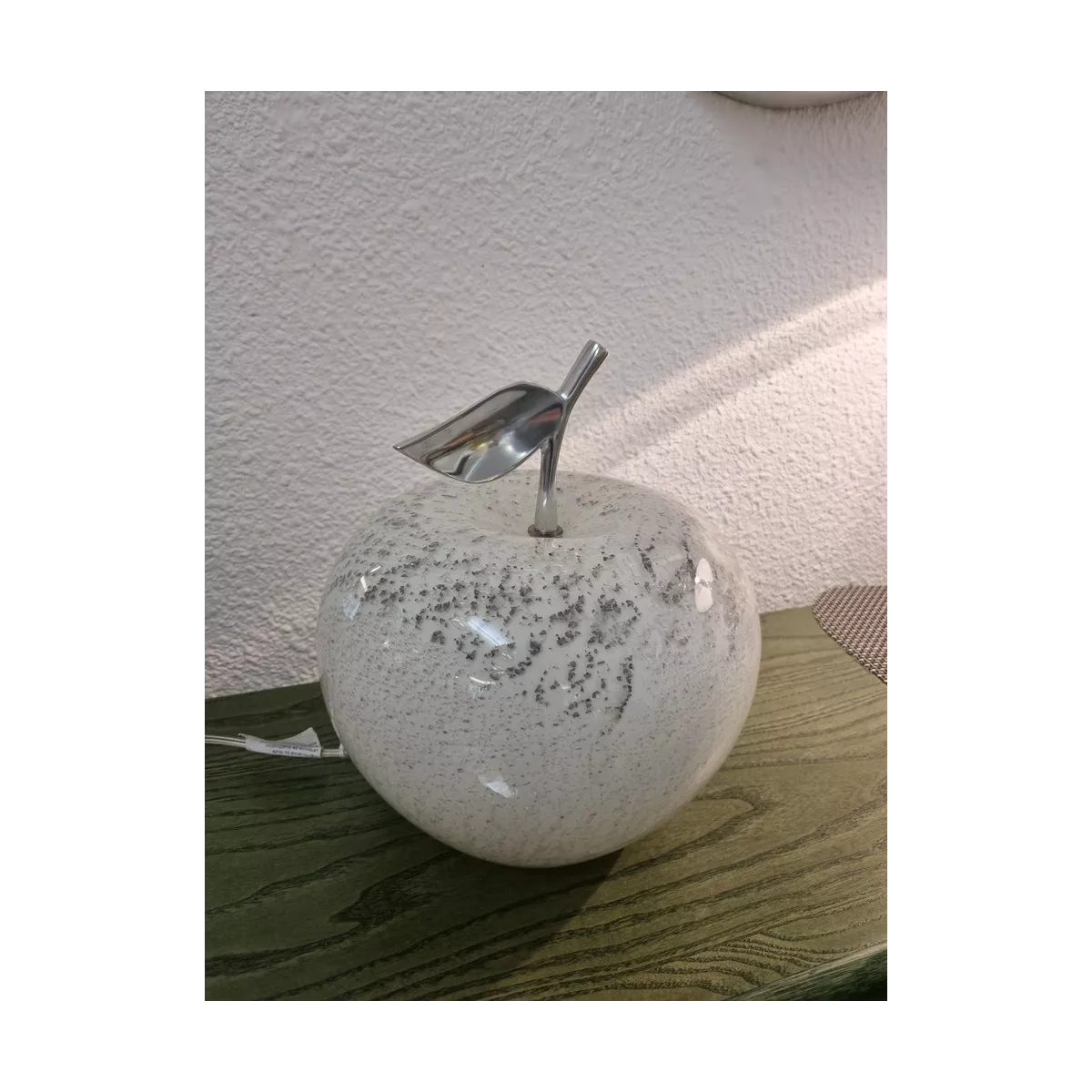 Lampe Pomme Blanc 24x24