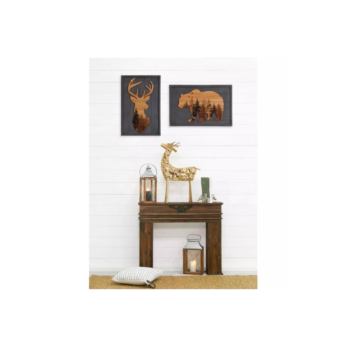 Tableau en bois Ours