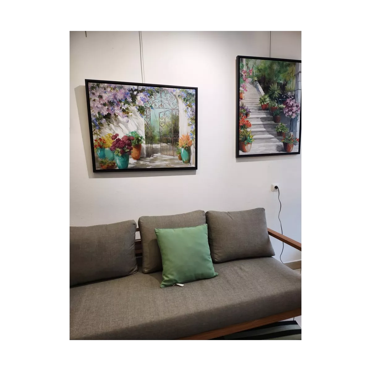 Tableau Glycine 90x70
