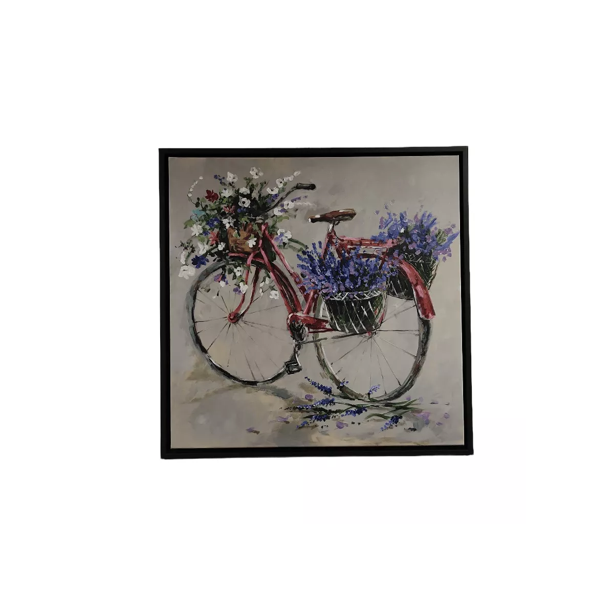 Tableau Velo Fleuri 70x70