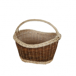 Panier Gildas Osier Bicolore