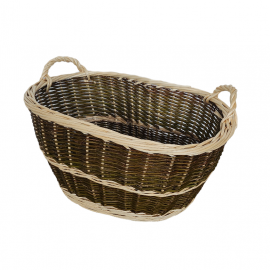 Panier Osier Bicolore