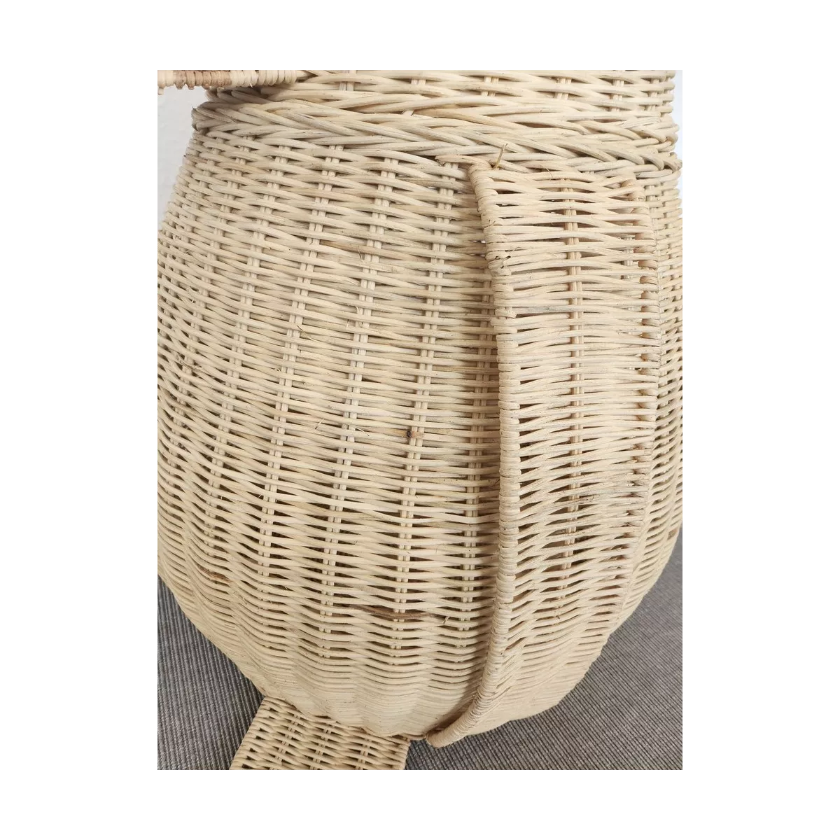 Rangement Pingouin rotin Naturel 50x50