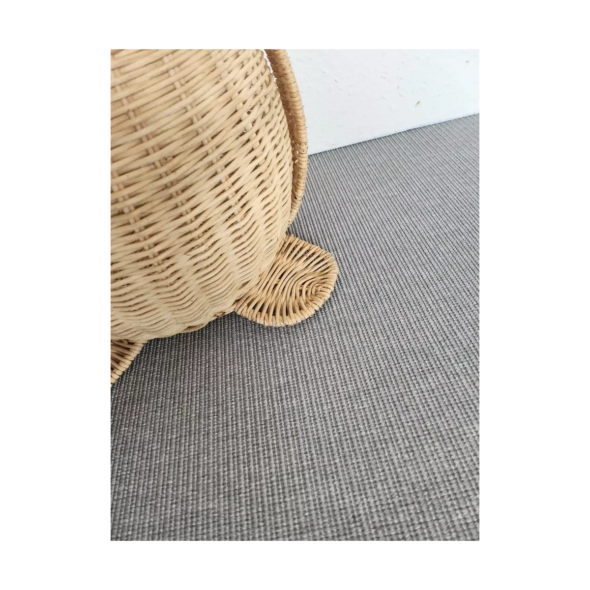 Rangement Pingouin rotin Naturel 30x30