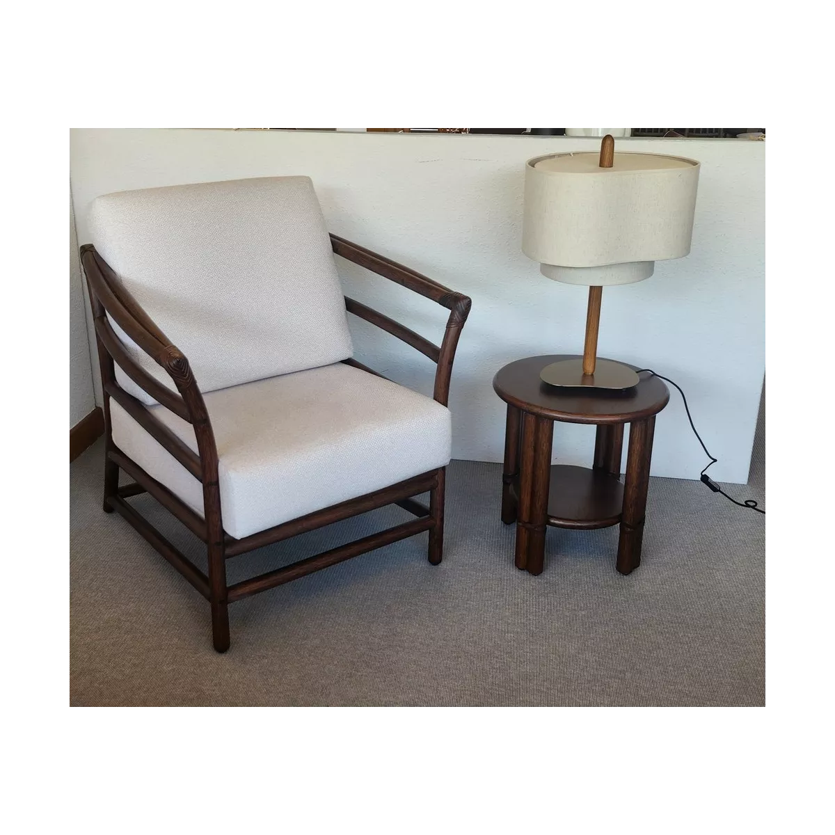 Fauteuil Portofino Nogal