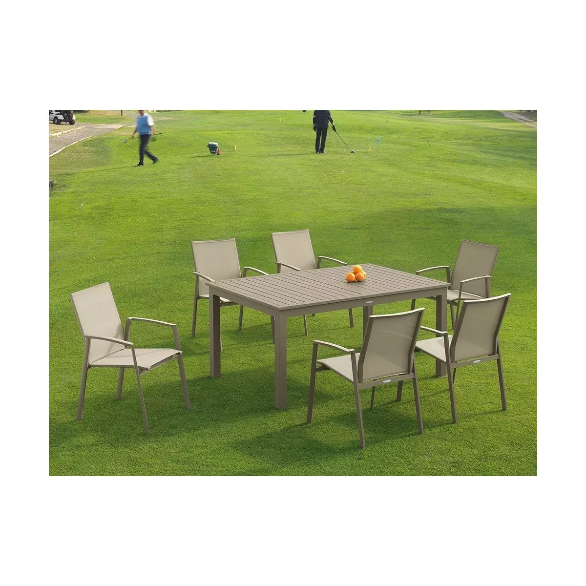 Table Faro Taupe Extensible 180/240