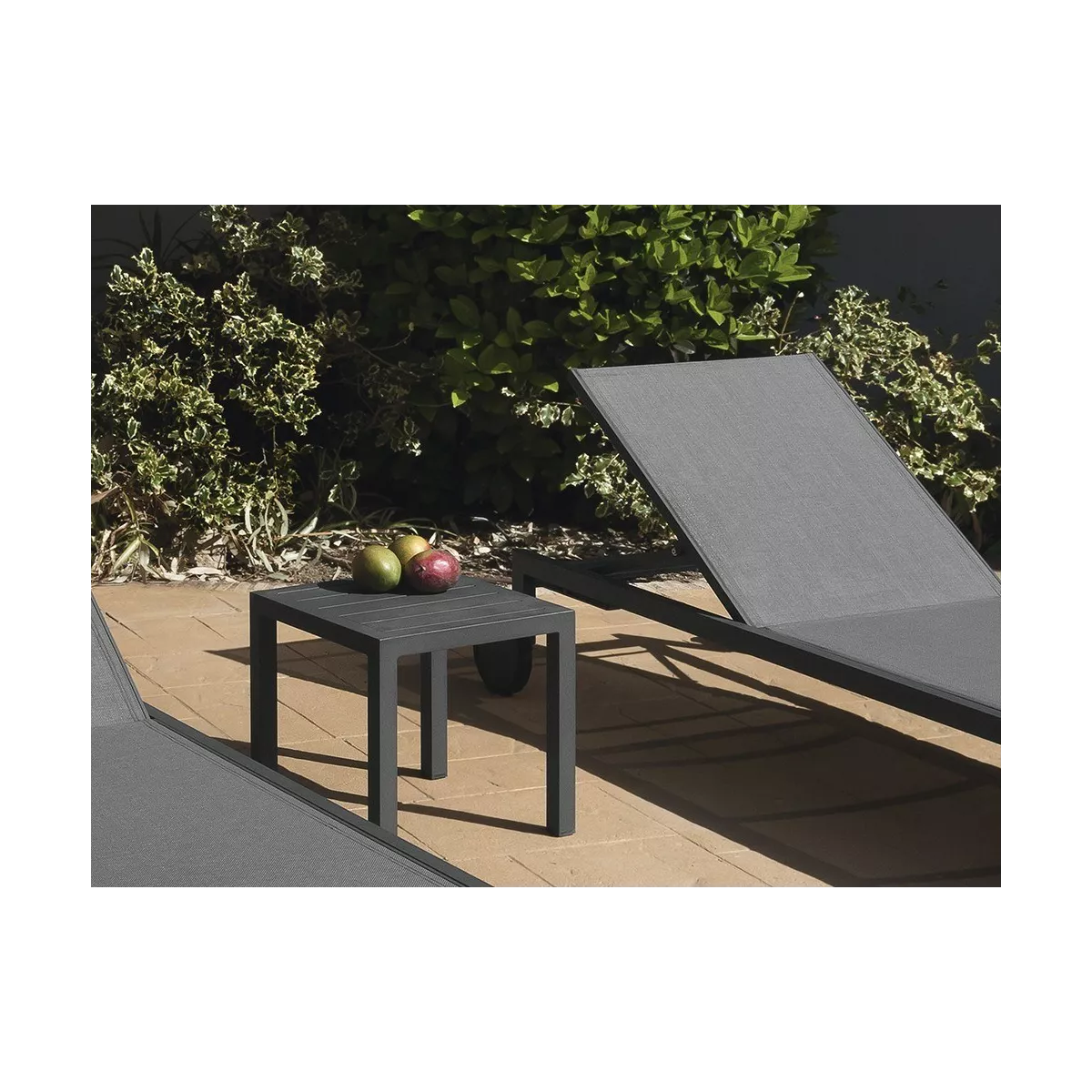 Chaise Longue Lagos Alu Gris