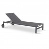 Chaise Longue Lagos Alu Gris