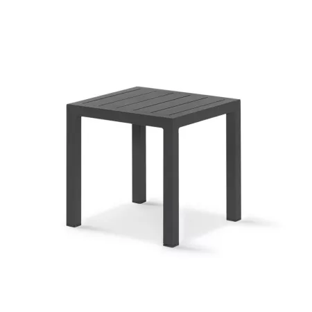 Bout de Canapé Lagos Aluminium Gris