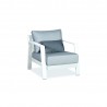 Fauteuil Atenas Alu Blanc