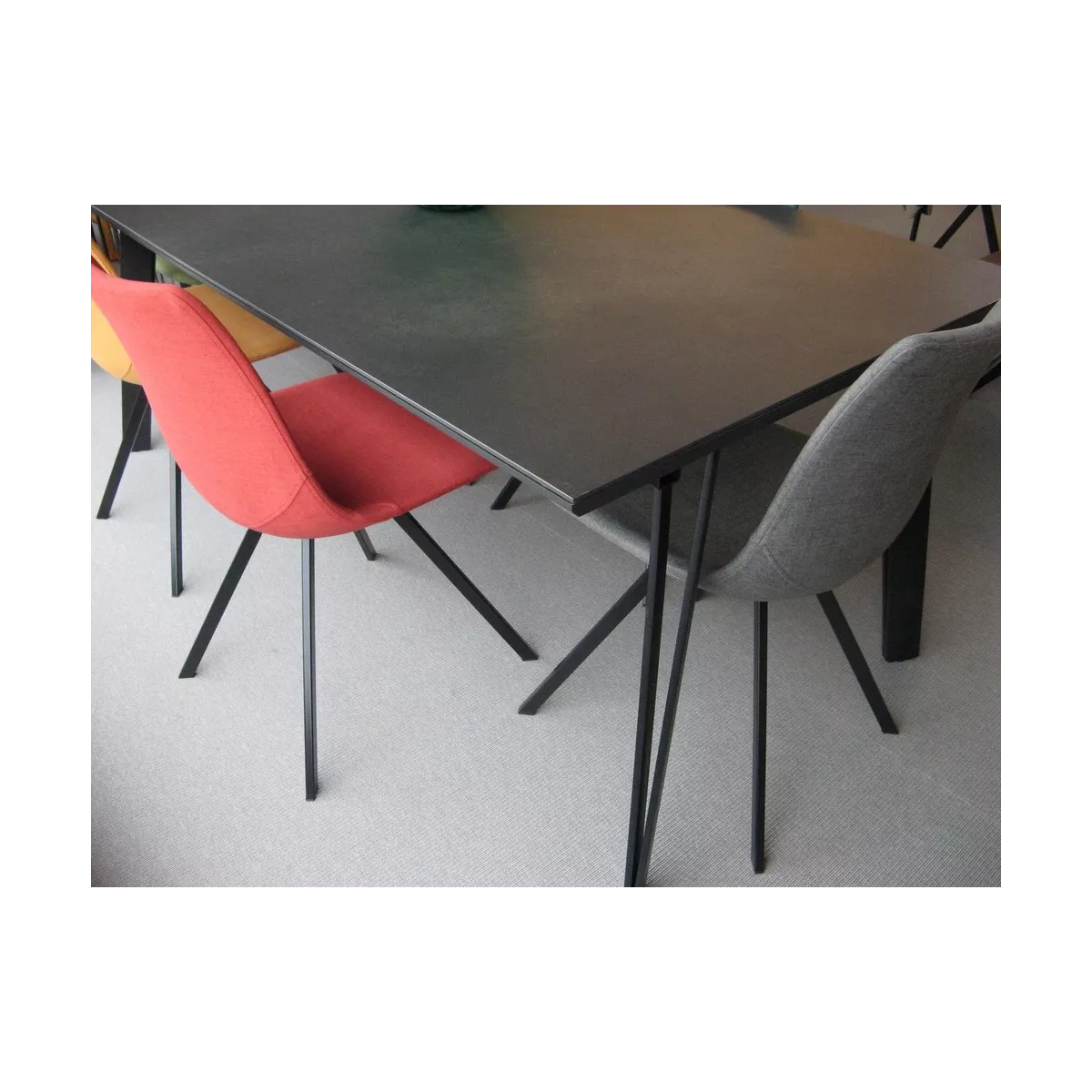 Chaise Happy Tissus Gris