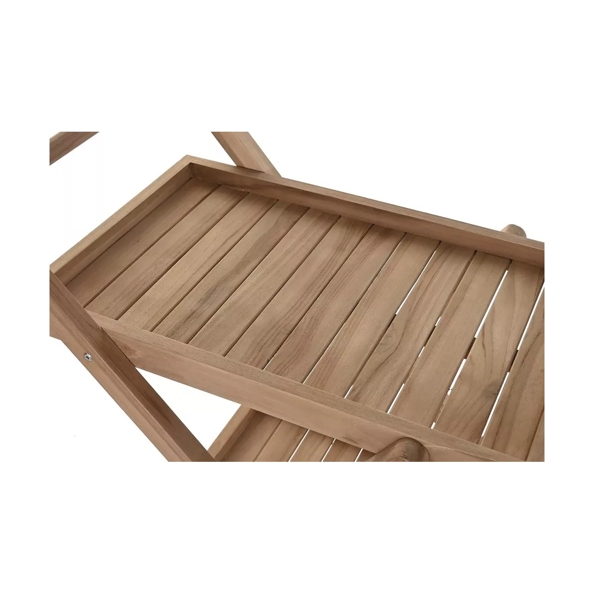 Table roulante en teck