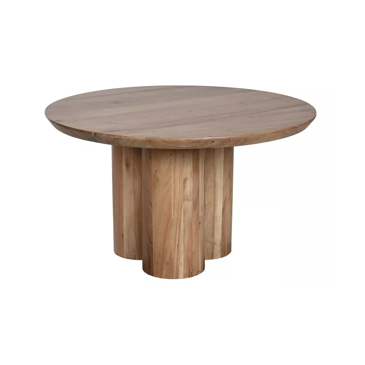 Table basse Tréfle Acacia 80x80