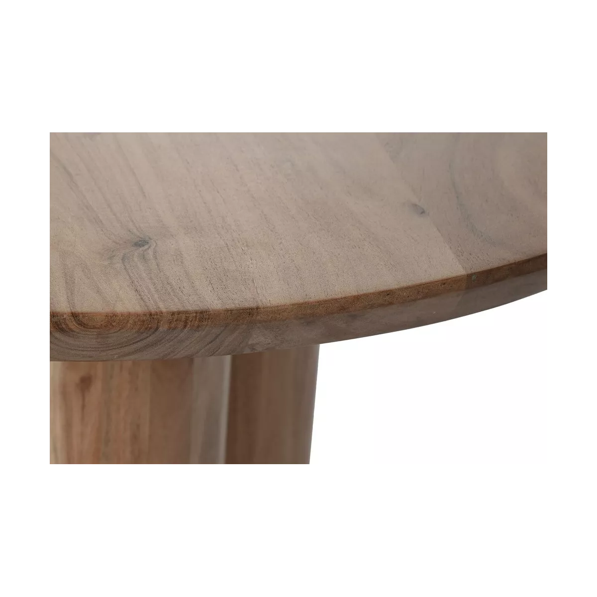 Table basse Tréfle Acacia 80x80