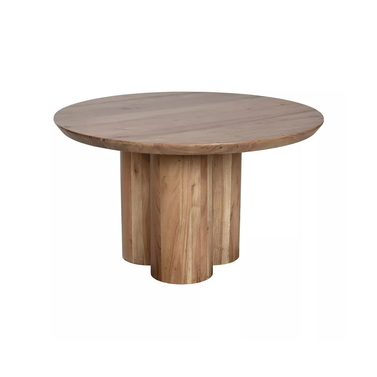 Table basse Tréfle Acacia 80x80