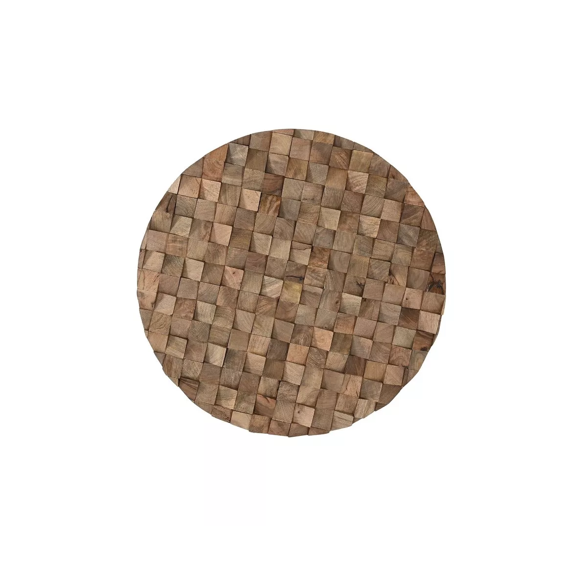 Décoration en Manguier Géométrique 80x80
