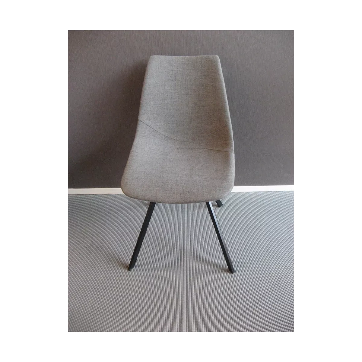 Chaise Happy Tissus Gris