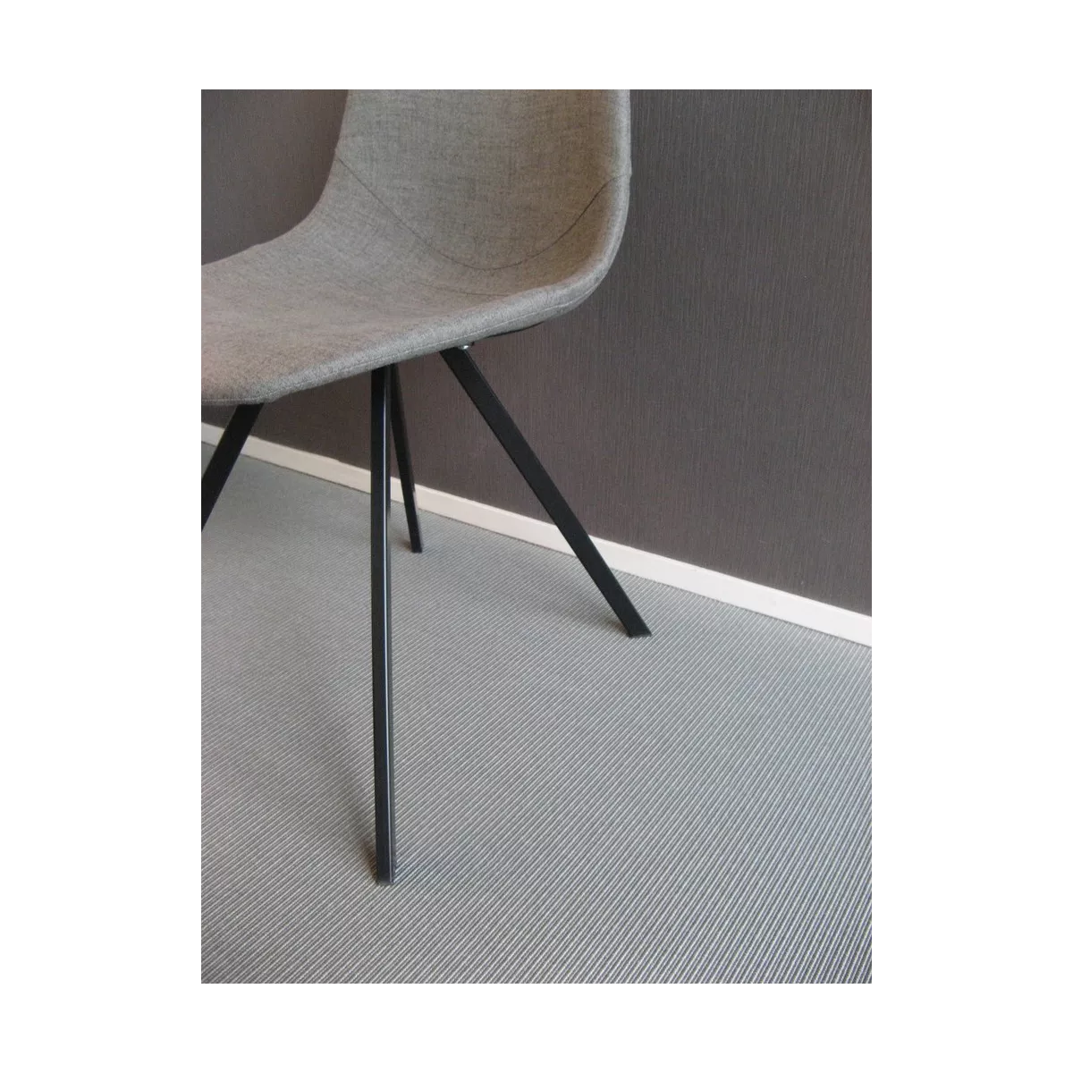 Chaise Happy Tissus Gris