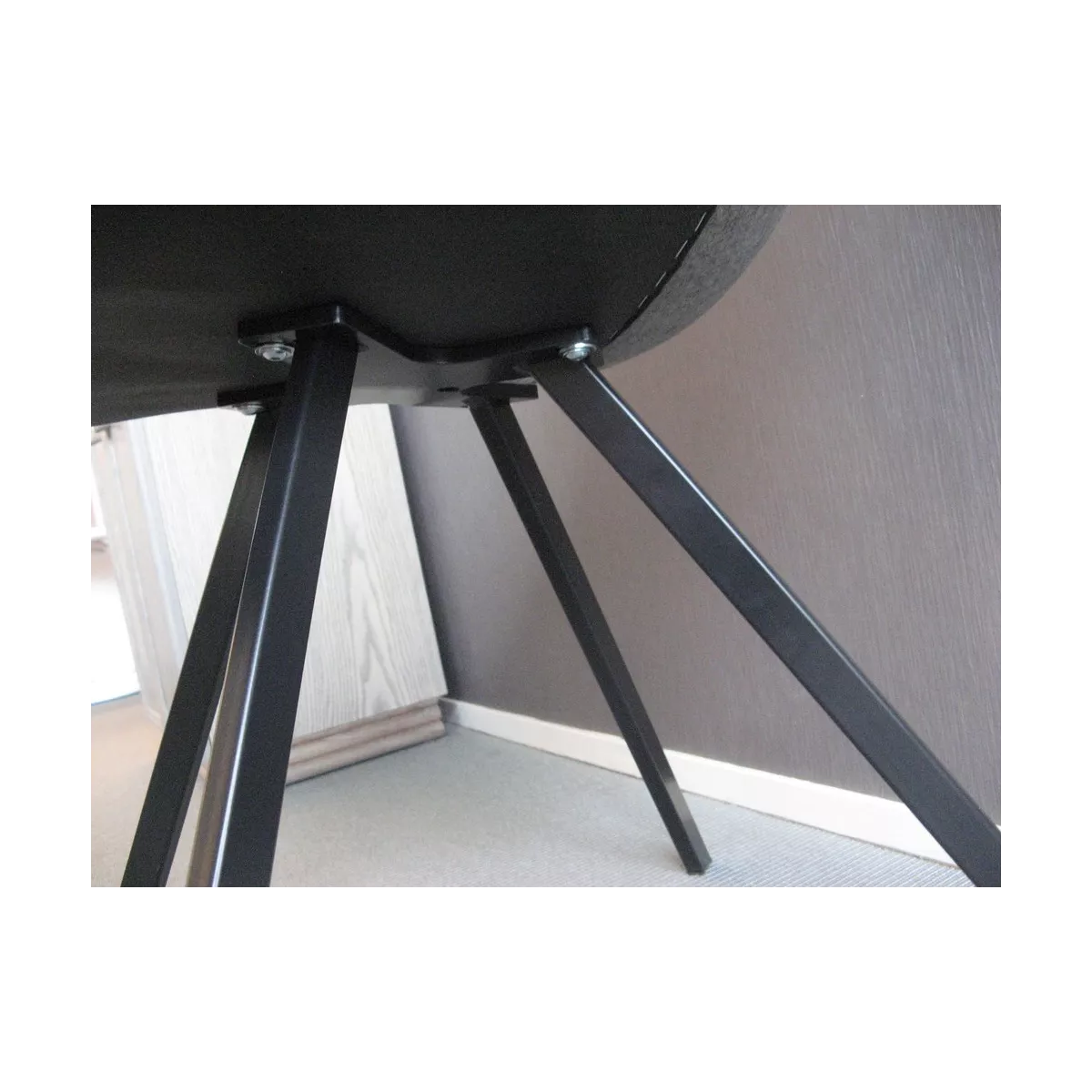 Chaise Happy Tissus Gris
