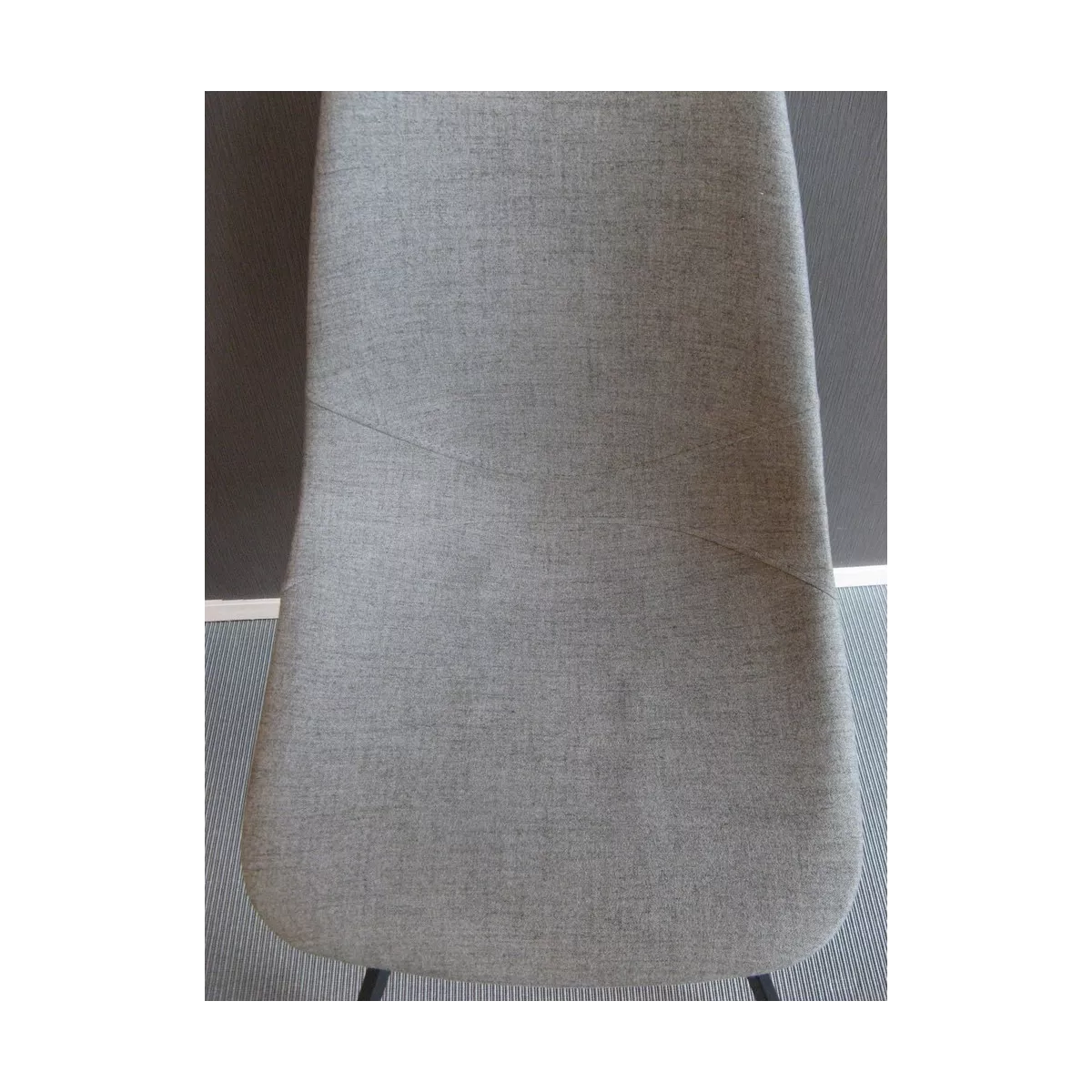Chaise Happy Tissus Gris