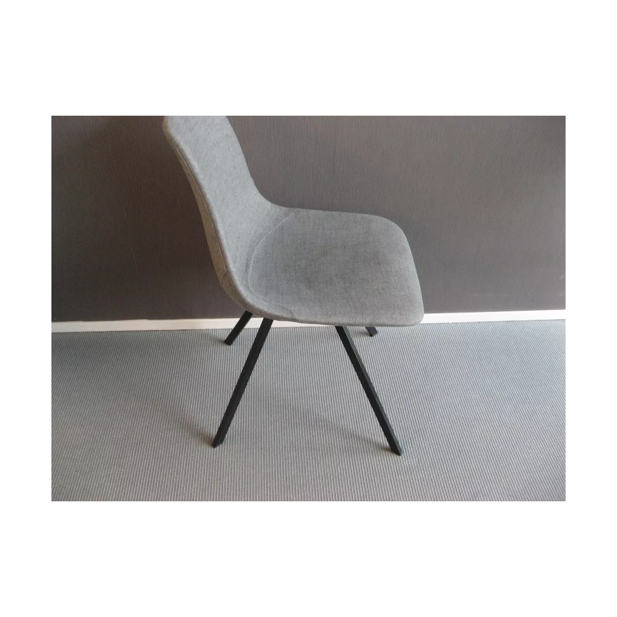 Chaise Happy Tissus Gris
