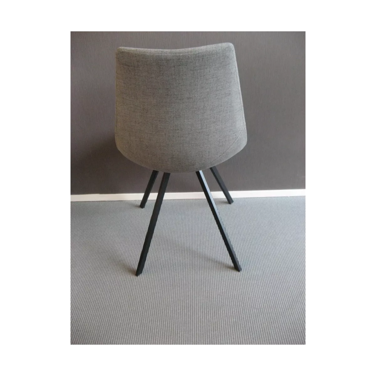 Chaise Happy Tissus Gris