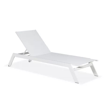 Chaise Longue Benisa Alu Blanc
