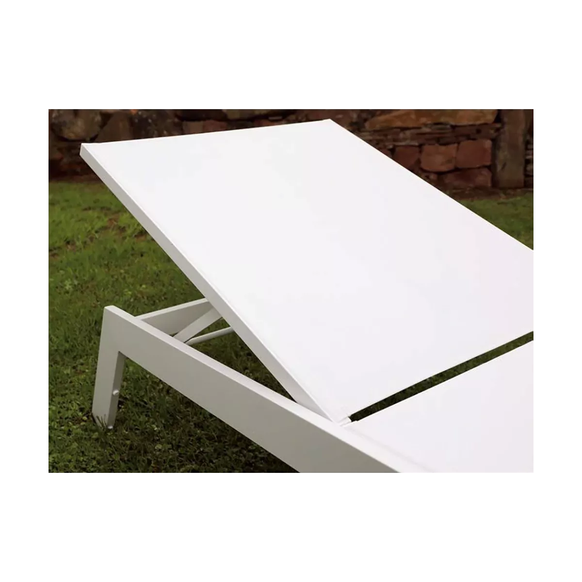 Chaise Longue Benisa Alu Blanc