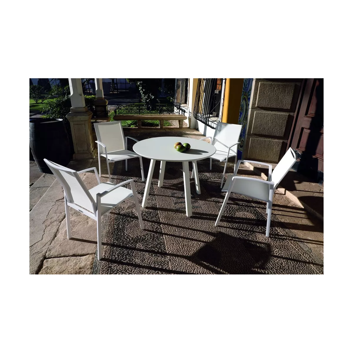 Fauteuil de repas Blanc Gandia