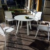 Fauteuil de repas Blanc Gandia