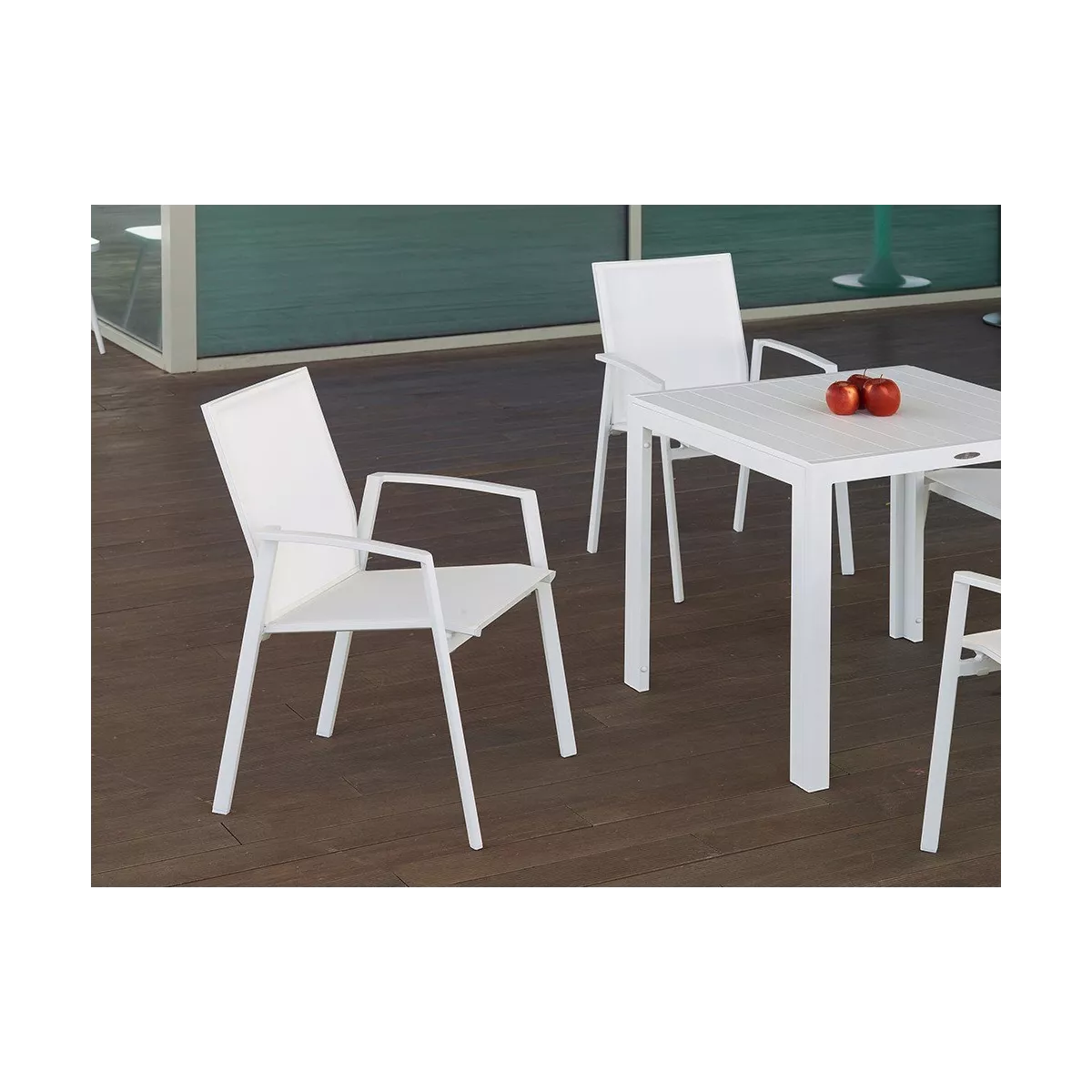 Fauteuil de repas Blanc Gandia