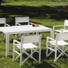 Table Calpe Alu Blanc 150x90