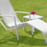 Chaise Longue Gandia Alu Blanc