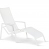 Chaise Longue Gandia Alu Blanc