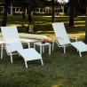 Chaise Longue Gandia Alu Blanc