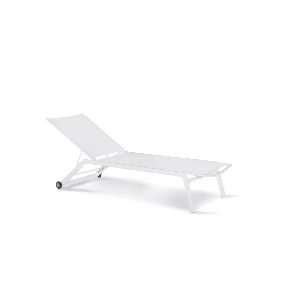 Chaise Longue Gandia Alu Blanc