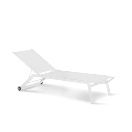 Chaise Longue Gandia Alu Blanc