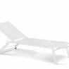 Chaise Longue Gandia Alu Blanc