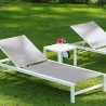 Chaise Longue Calpe Alu Blanc