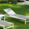 Chaise Longue Calpe Alu Blanc