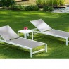 Chaise Longue Calpe Alu Blanc