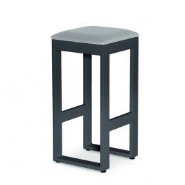 Tabouret de Bar Porto en Aluminium Anthracite