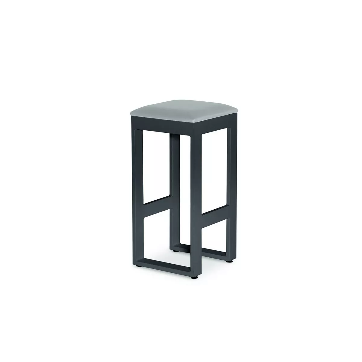 Tabouret de Bar Porto en Aluminium Anthracite