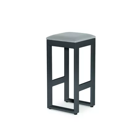 Tabouret de Bar Porto en Aluminium Anthracite