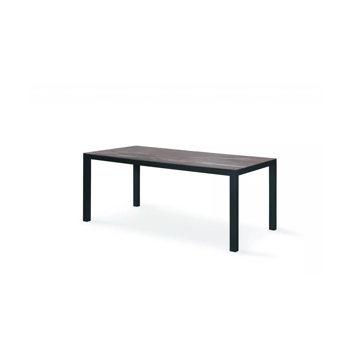 Table 180x90  Porto  Aluminium Gris Antracite